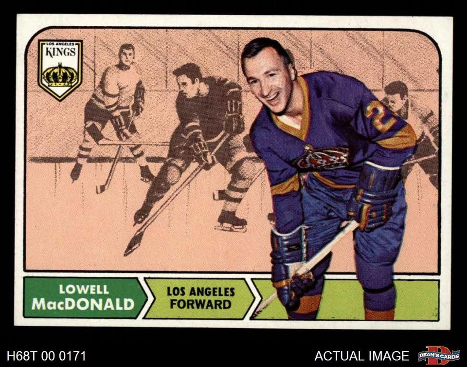 1968 Topps #42 Lowell MacDonald Kings-Hockey RC 6 - EX/MT - Image 1 of 1