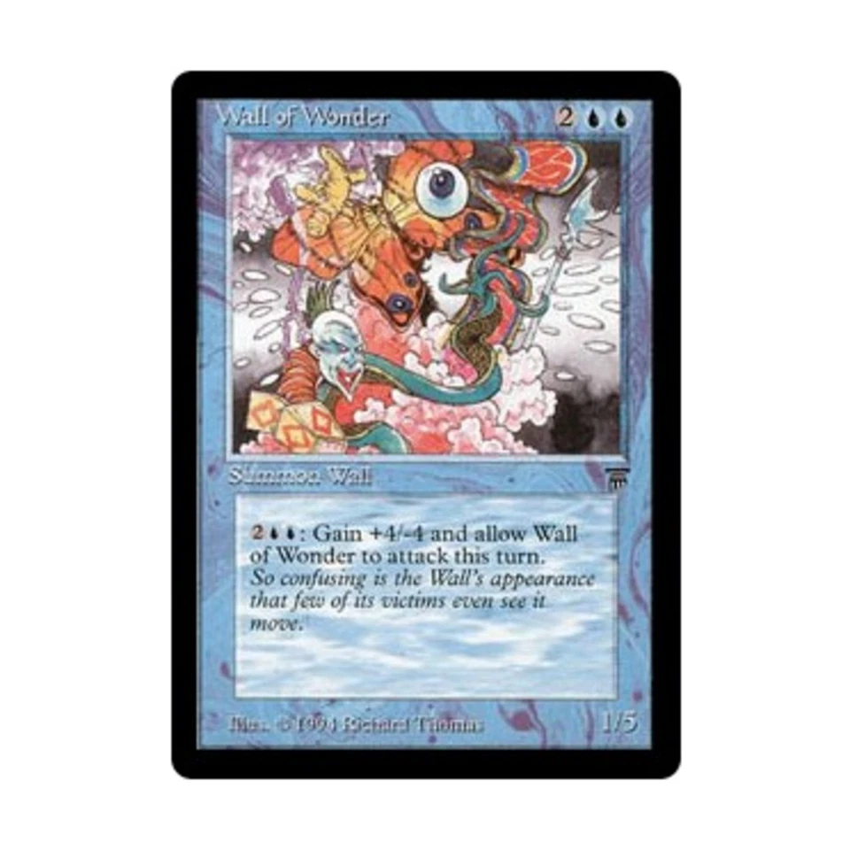 WOTC MtG Legends Wall of Wonder (U) VG - Image 1 of 1