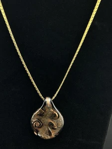 Coro Kette Halskette mit Kunstglas Anhänger - Bild 1 von 17