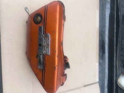 Yamaha At2 1972 tanque de inyección de aceite naranja mandarina At1 At3 fabricante original Foto 1 de 4