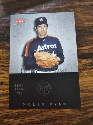 2004 Fleer Greats of the Game Nolan Ryan Glory Their Time #/1982 Astros - Image 1 of 2