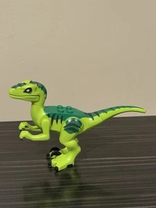 Lego Raptor Velociraptor 10757 Green Black Jurassic World Dinosaur Figure - Picture 1 of 4