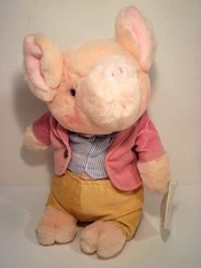 Neu mit Etikett Eden Ferkel langweiliges Plüschschwein Beatrix Potter 11 Zoll Frederick Warne #30721 Spielzeug - Bild 1 von 13