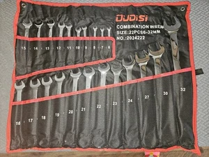 Nagelneu! OUDISi 22-teiliges metrisches Schraubenschlüssel-Set, Schwerlast Chrom-Vanadium, schön - Bild 1 von 8