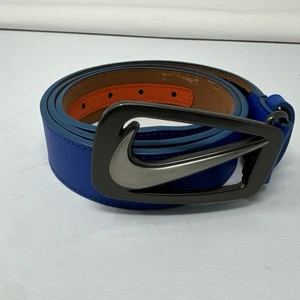 Nike Golf Modern Leder Gürtel Herren 38 Grip Tech Big Swoosh Schnalle Grün - Bild 1 von 13