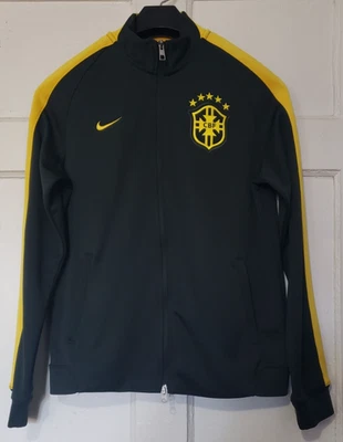 NIKE CBF Brazil National Team 2013/2014 Anthem Y2K Full Zip Track Jacket Size M - Image 1 of 4