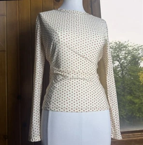 Free People Top Love Letter Langarm Damen Medium Daisy Flower transparent braun - Bild 1 von 12