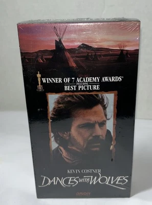 Dances with Wolves (VHS, 1991) NEW SEALED Watermark - Kevin Costner - Image 1 of 4