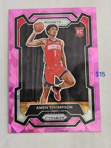 2023 Prizm Amen Thompson RC Pink Cracked Ice #150 - Bild 1 von 1