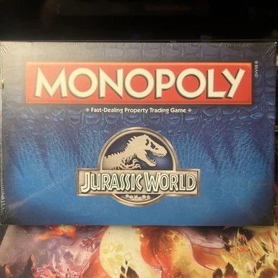 NEW - Monopoly JURASSIC WORLD  Edition 2015 Game - SEALED - Image 1 of 4