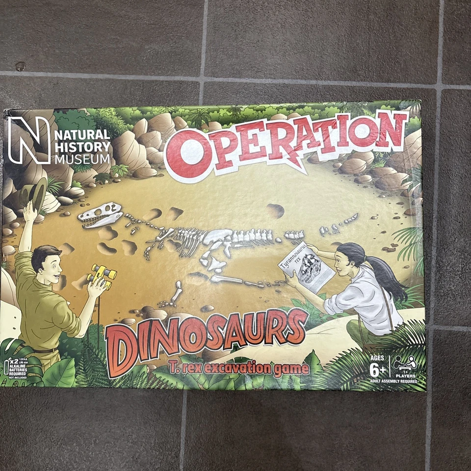 Operation Dinosaurs TRex excavation game Natural History Museum see description  - Image 1 of 4