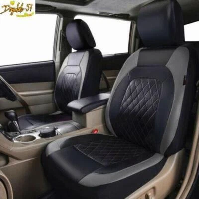 Universal Car Seat Covers Front 2-Seats Chair Cushion Protection Four Seasons - Image 1 of 4
