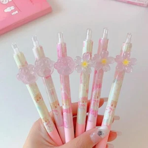 Creative cute Pens Retractable pens Gel Ink Pens Black Ink 0.5mm Fine Point A... - Picture 1 of 6