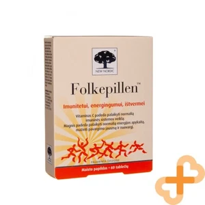 NEW NORDIC FOLKEPILLEN 60 Tablets For Immunity Energy Endurance Mental Activity - Picture 1 of 24