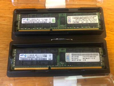 samsung Planet First IBM 32gb Total (2x16GB stick) PC3L-10600CL9 ECC DDR3 Memory - Image 1 of 3