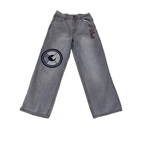 Vintage G-Unit Denim Grey Jean Pant Embroidered Logo Youth Size 16 RARE (28L) - Picture 1 of 11
