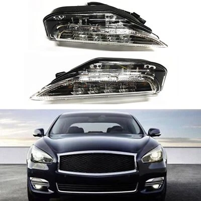 Kit de lámpara de luz de señal de giro derecha izquierda para 2015 2016 2017-2019 2018 INFINITI Q70L Foto 1 de 4