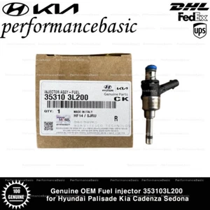 Genuine OEM Fuel injector 353103L200 for Hyundai Palisade Kia Cadenza Sedona - Picture 1 of 3