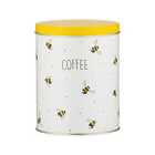 Sweet Bees Coffee Storage Jar 1.3L Snap Fit Lid Kitchen Jar Canister Container