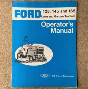 Original Ford Lawn Garden Tractor 125, 145 & 165 Operator's Manual SE 3540 6766 - Picture 1 of 4