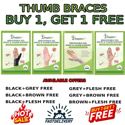 Thumb Wrist Brace Support Splint Carpal Tunnel Arthritis Pain Relief Left/Right - Image 1 of 4