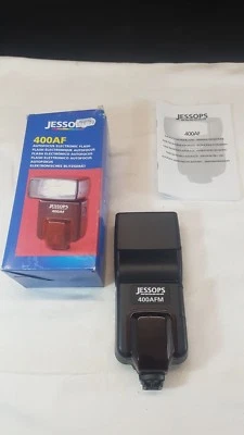 Jessops 400AFM Flash Minolta Dynax Powerful Bounce Swivel Power Zoom - Boxed - Image 1 of 4