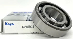 KOYO 6205 C4 Cuscinetto a scanalatura profonda, tipo aperto, senza guarnizioni 25x52x15 mm - Foto 1 di 4