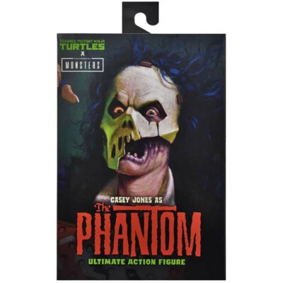 NECA Casey Jones As Phantom of Opera Universal Monster Ninja Turtles TMNT Figure - Image 1 of 4