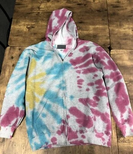 CARMAR Los Angeles Women’s Tie Dye Zip Up Hoodie Sweatshirt Small - Picture 1 of 3