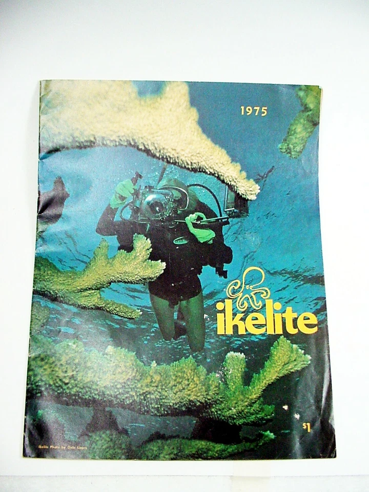 Folleto del catálogo de viviendas submarinas Ikelite | 1975 | 31 pg | Fotos y texto | $30 Foto 1 de 1