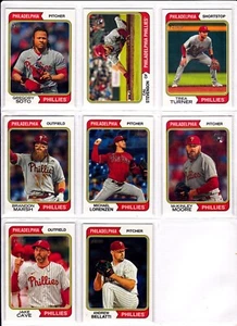 Philadelphia Phillies 2023 Topps Heritage High-Number Team Set (8) RCs Turner - Picture 1 of 1