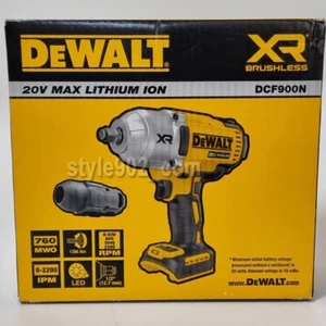 LLAVE DE IMPACTO inalámbrica DeWALT DCF900 20V MAX 1/2" SIN ESCOBILLAS solo cuerpo - FedEX - Imagen 1 de 2