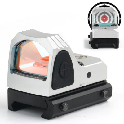 Red Dot Tactical RMR Reflex Sight Scope for Pistol Glock 17 19 W/20mm Mount Mini