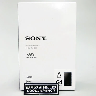 Sony WALKMAN 64GB Hi-Res A300 Series NW-A307 Audio Player Blue English Language - Image 1 of 4