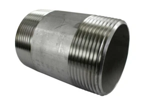 Pezón de cañón de 2-1/2" accesorios de tubería de acero inoxidable NPT SCH 40 SS SUS304 - Imagen 1 de 11