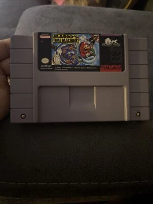 Mario's Time Machine SUPER NINTENDO SNES Authentic - Image 1 of 3