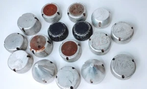 Vintage Mag Wheel Metal Center Caps BIG LOT Car Truck Center Wheel Caps - Picture 1 of 10
