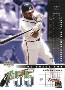 2003 Upper Deck The Chase for 755 #2 Andruw Jones BRAVES  R43658 