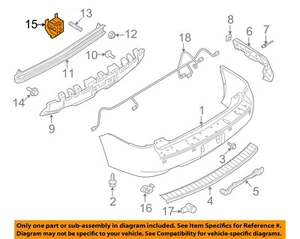 FORD OEM 09-19 Explorer Rear Bumper Bumper Components-Mount Bracket 8A8Z17A751A - Picture 1 of 2