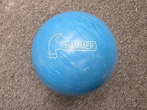 15 Pfund gebrauchte Hammer NU BLUE HAMMER Bowlingkugel - Bild 1 von 2
