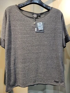 HARLEY- DAVIDSON Damen Kunstleder Akzent Kurzarm Hemd 96136-15VW/000L - Bild 1 von 5