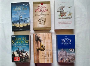 Konvolut 6 Bücher, Belletristik, historische Romane, Geschichte, spannend - Bild 1 von 2