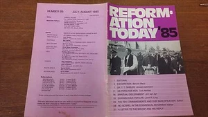 Reformation Today magazine, Issue 86 July- August 1985 - Imagen 1 de 1