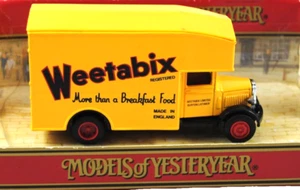 Matchbox of Yesteryear No: Y-31 WEETABIX 1933 MORRIS PANTECHNICON Delivery VAN - Picture 1 of 11