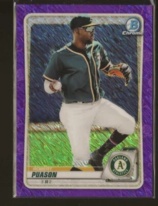 2020 Bowman Chrome Robert Puason Prospects Shimmer Oakland Athletics - Picture 1 of 2