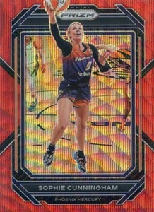 2023 Panini Prizm WNBA SOPHIE CUNNINGHAM #2 RED RUBY WAVE PRIZM MERCURY