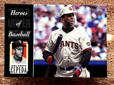 1994 Upper Deck All-Time Heroes Heroes Of Baseball Orlando Cepeda #215 - Image 1 of 2