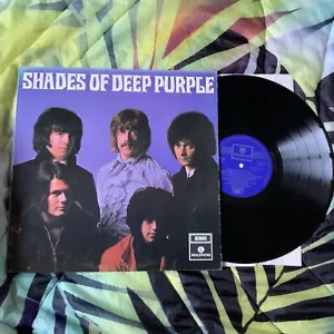 Deep Purple Shades Of Purple Vinyl 1st Press 1968 parlophone plays vg - ex - Picture 1 of 12