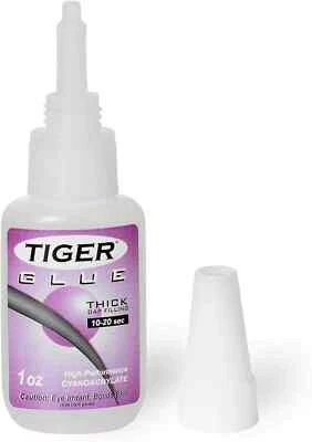 Tiger Glue for Billiard Pool Cue Tips 1 oz