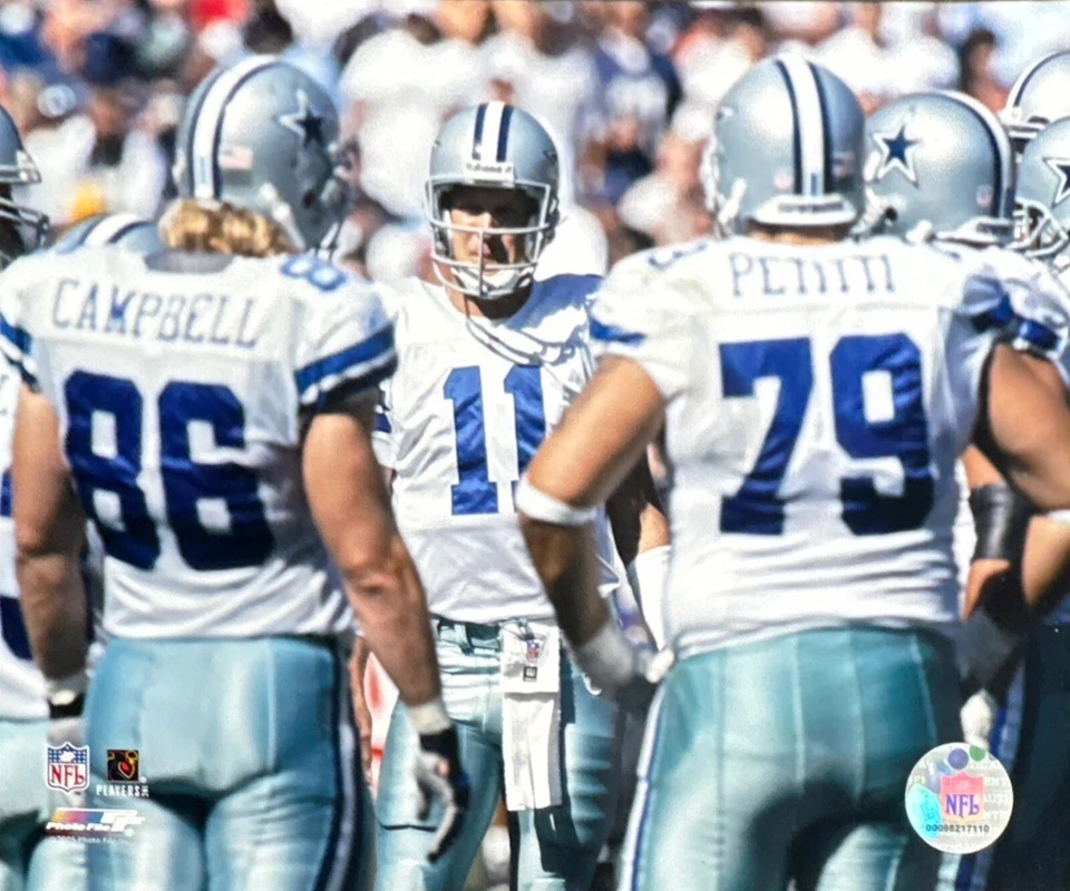 Foto con licencia de Drew Bledsoe Dallas Cowboys 8x10 Foto 1 de 1